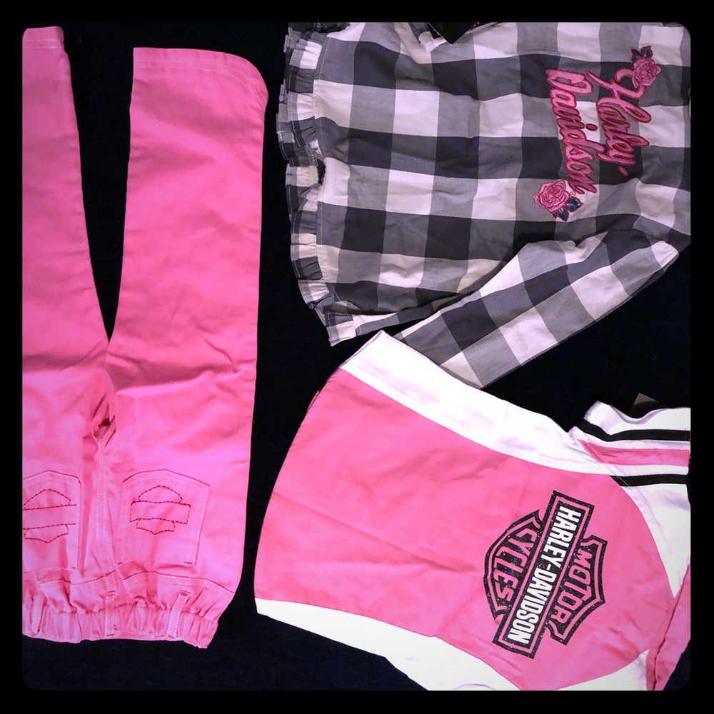 Girls Harley Davidson 3 piece Set